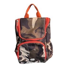 LUG Orange Label Camo Caddy Vertical Toiletry Bag EUC
